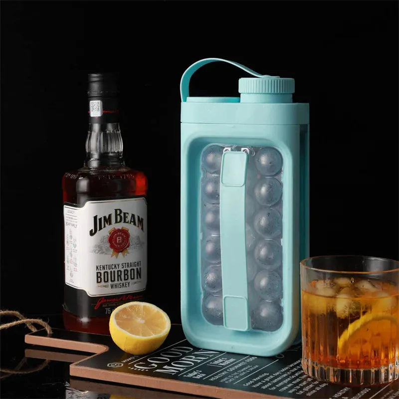 2-in-1 Portable Quick Release Ice Ball Maker