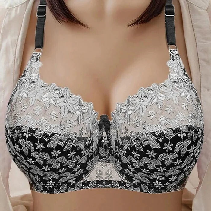 Plus Size Bra Women Wire Free Comfort Soft Breathable