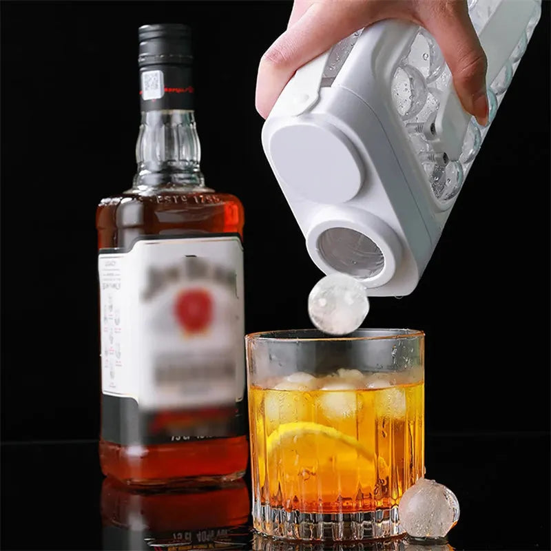 2-in-1 Portable Quick Release Ice Ball Maker