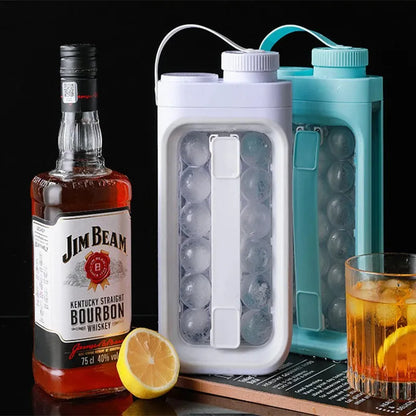 2-in-1 Portable Quick Release Ice Ball Maker