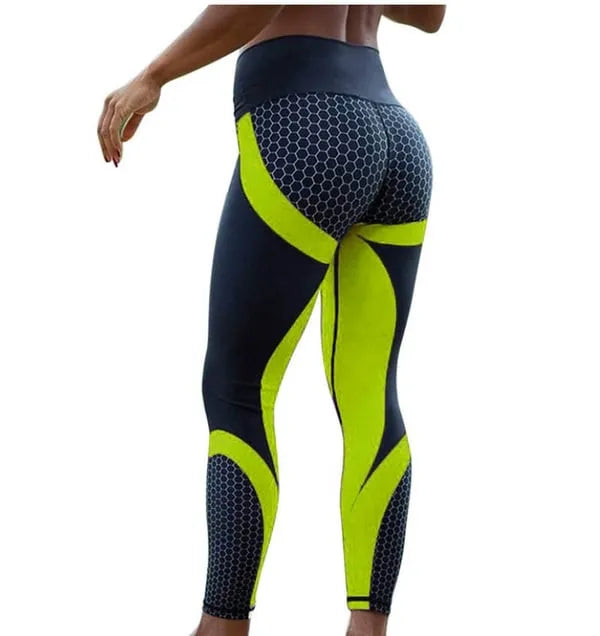 Colorblock Butt Lifting High Waist Sports Leggings