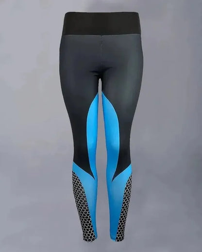 Colorblock Butt Lifting High Waist Sports Leggings