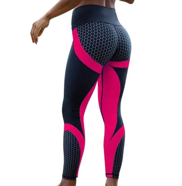 Colorblock Butt Lifting High Waist Sports Leggings